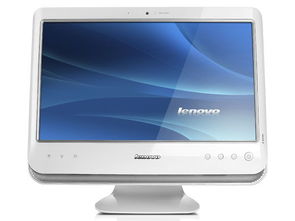 联想C225 E1 1200一体电脑 小巧高效的白色办公伴侣